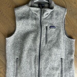 Patagonia Heather Gray Knit Vest